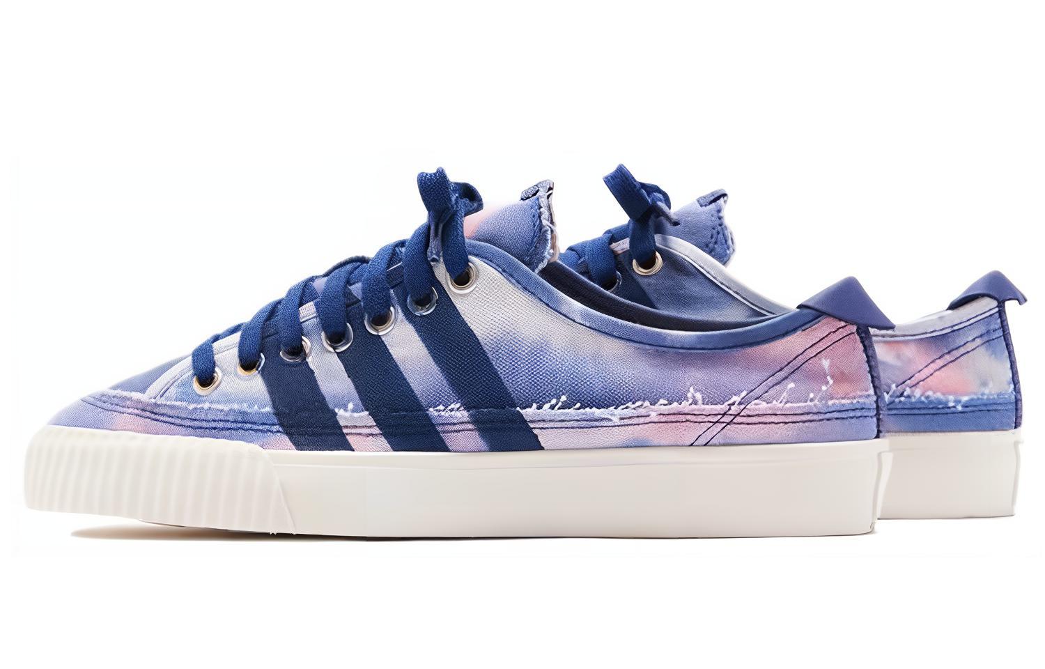 Кроссовки унисекс Adidas Nizza Low Consortium Tie Dye, 48 EU