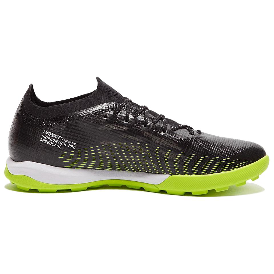 Футбольные бутсы мужские PUMA Ultra 1.3 AG черные, зеленые, белые, 42.5 EU