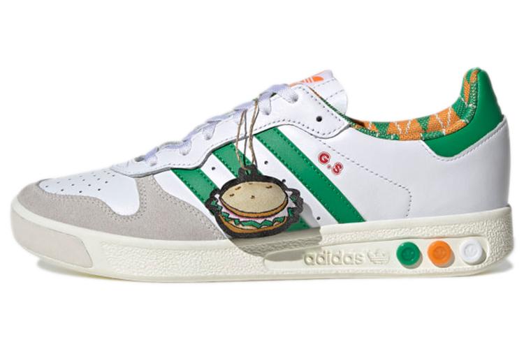 Кроссовки мужские Adidas Grand Slam белые зелёные золотые, 40 2/3 EU