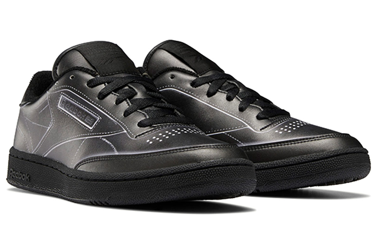 Кроссовки Reebok Club C Maison Margiela черные, 38.5 EU