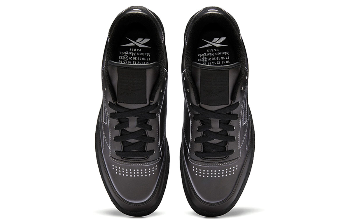 Кроссовки Reebok Club C Maison Margiela черные, 38.5 EU
