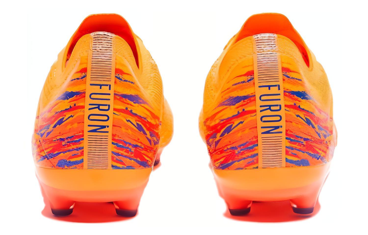 Бутсы мужские New Balance Furon 6+ Pro Ag оранжевые, 43 EU