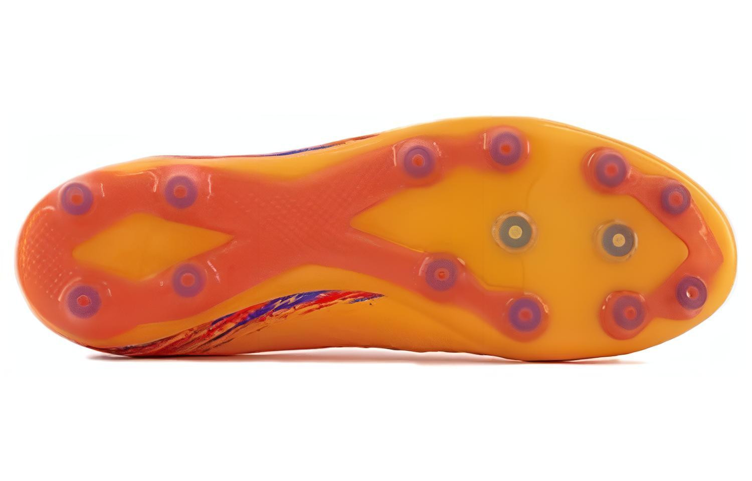 Бутсы мужские New Balance Furon 6+ Pro Ag оранжевые, 43 EU