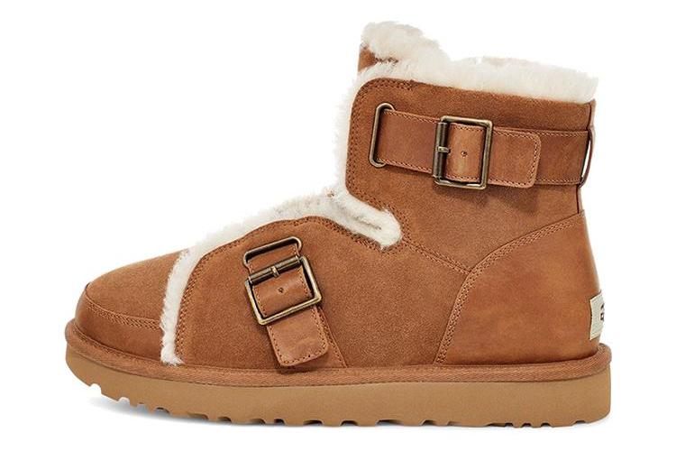 Угги женские UGG Dune Mini Buckle Boot коричневые