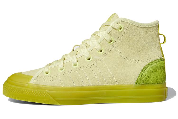 Кеды женские Adidas Originals Nizza Hi Rf ice yellow green, 37 1/3 EU