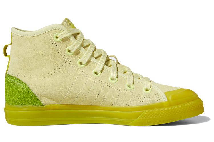 Кеды женские Adidas Originals Nizza Hi Rf ice yellow green, 37 1/3 EU