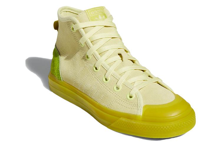 Кеды женские Adidas Originals Nizza Hi Rf ice yellow green, 37 1/3 EU