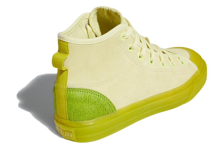 Кеды женские Adidas Originals Nizza Hi Rf ice yellow green, 37 1/3 EU