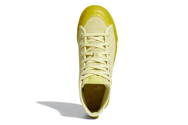 Кеды женские Adidas Originals Nizza Hi Rf ice yellow green, 37 1/3 EU