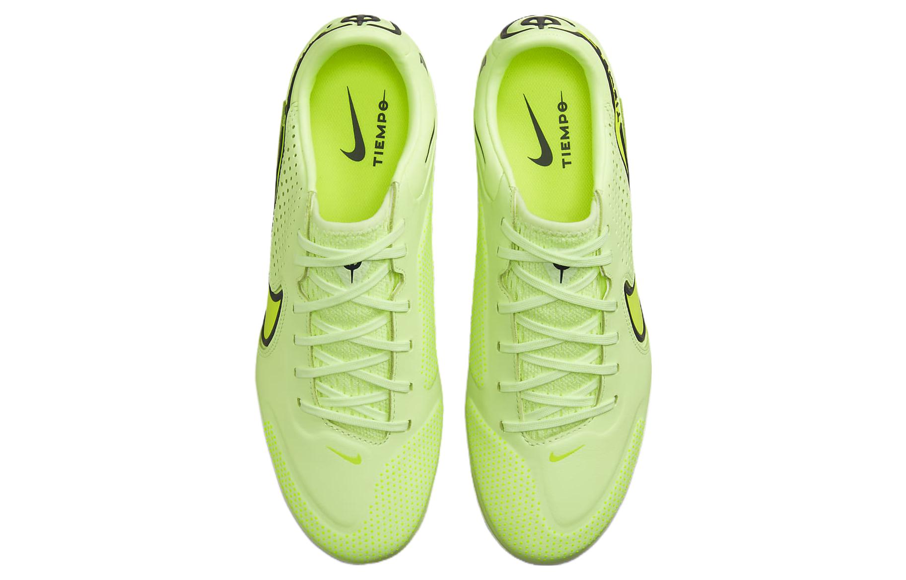 Бутсы унисекс Nike Tiempo Legend 9 Pro Fg желтые, 37.5 EU
