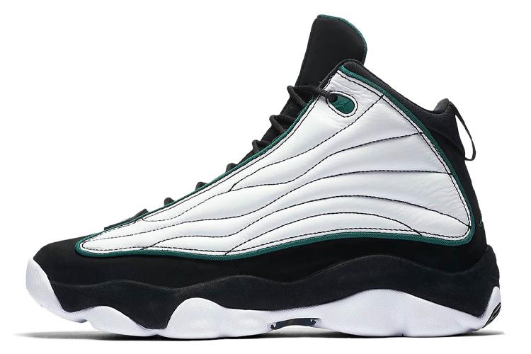 Кроссовки мужские Jordan Pro Strong белые, черные, зеленые, 42 EU