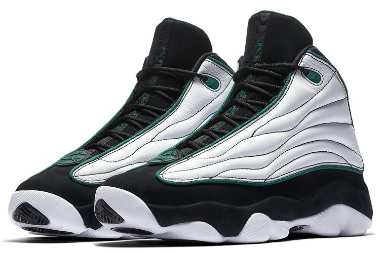 Кроссовки мужские Jordan Pro Strong белые, черные, зеленые, 42 EU