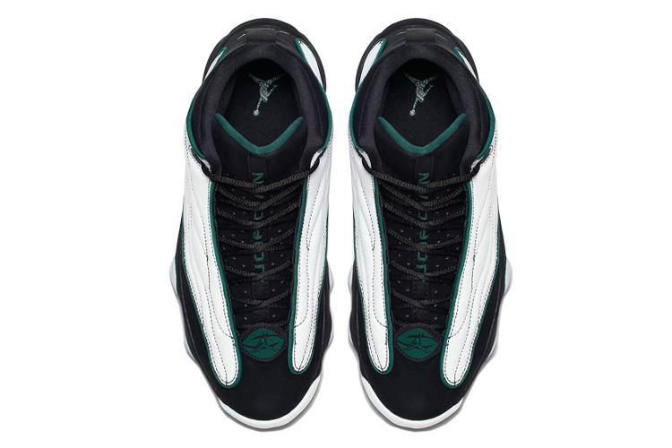 Кроссовки мужские Jordan Pro Strong белые, черные, зеленые, 42 EU