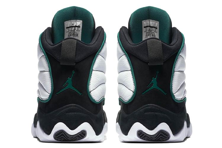 Кроссовки мужские Jordan Pro Strong белые, черные, зеленые, 42 EU