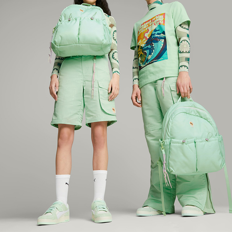 Рюкзак унисекс PUMA PALOMO зелёного цвета