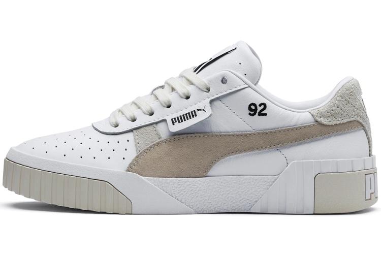 Кеды женские PUMA Cali Leather Suede X Sg серебристые, 36 EU