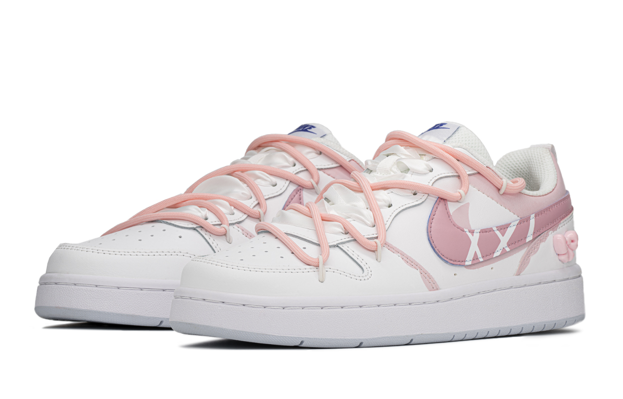 Кеды женские Nike Court Borough Height Pink White, 40 EU