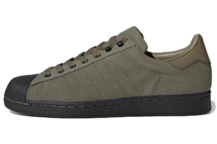 Кроссовки мужские Adidas Originals Superstar army green, 44 EU