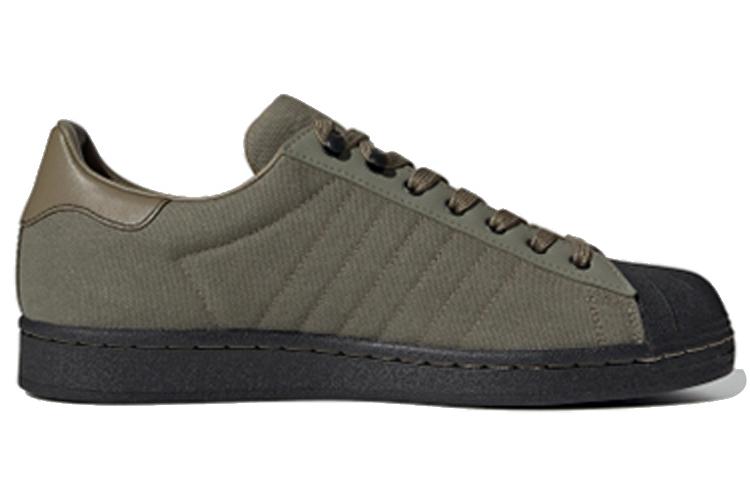 Кроссовки мужские Adidas Originals Superstar army green, 44 EU