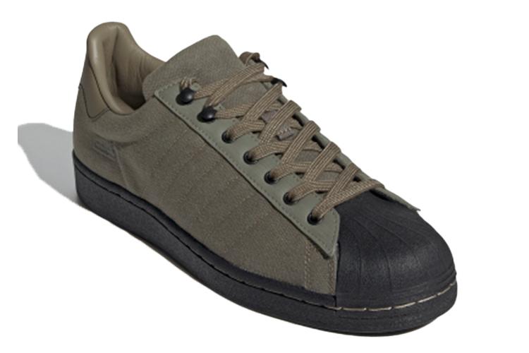 Кроссовки мужские Adidas Originals Superstar army green, 44 EU