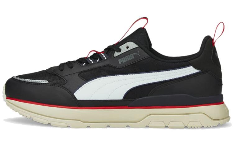 Кроссовки унисекс PUMA R78 Trek черные, белые, 36 EU