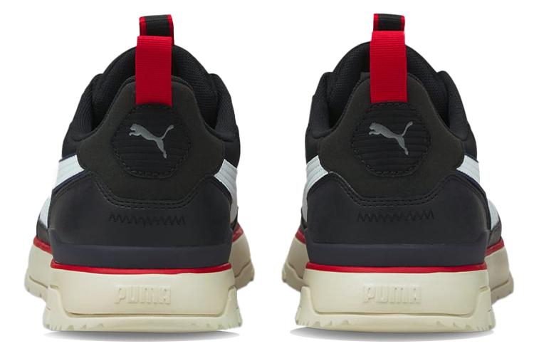 Кроссовки унисекс PUMA R78 Trek черные, белые, 36 EU