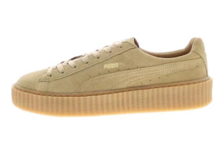 Кроссовки унисекс PUMA Suede Creeper Rihanna Fenty oatmeal, 46 EU