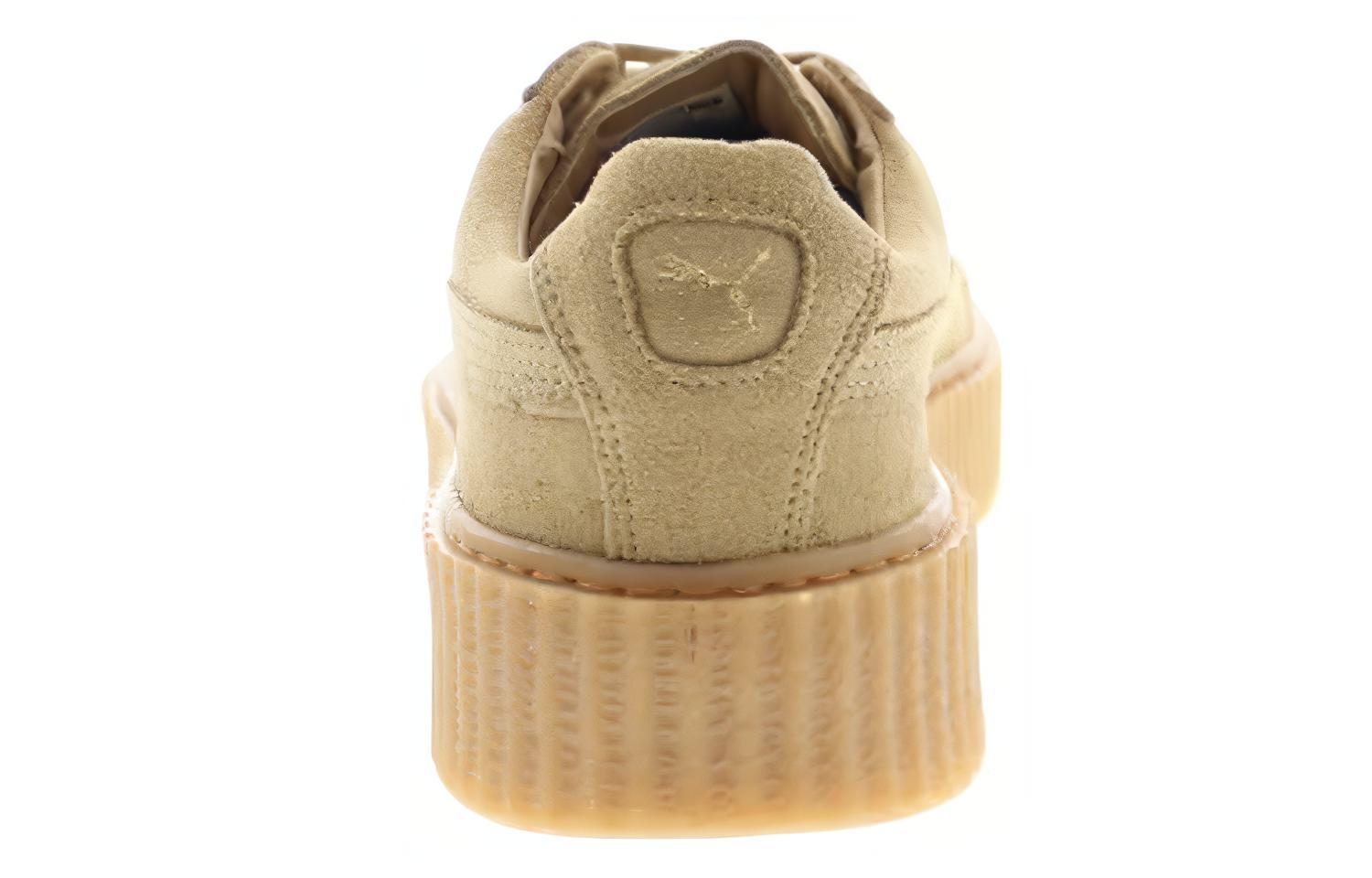 Кроссовки унисекс PUMA Suede Creeper Rihanna Fenty oatmeal, 46 EU