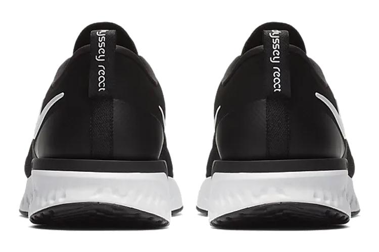 Кроссовки унисекс Nike Odyssey React 2 Flyknit черные, 44 EU