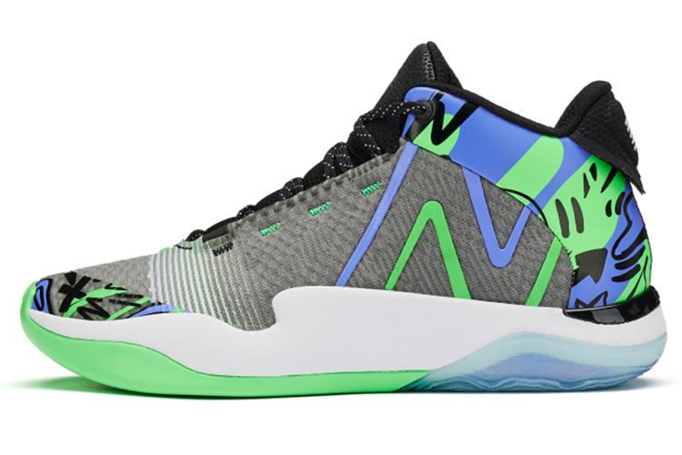 Кроссовки мужские New Balance Wxy V2 черно-зелено-голубые