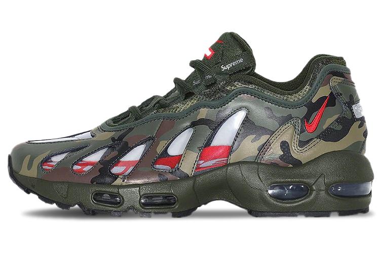 Кроссовки мужские Nike Air Max 96 Supreme зеленые, 41 EU