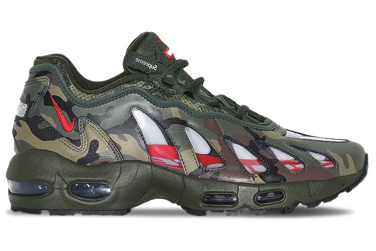 Кроссовки мужские Nike Air Max 96 Supreme зеленые, 41 EU