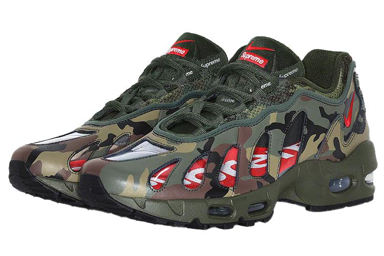 Кроссовки мужские Nike Air Max 96 Supreme зеленые, 41 EU