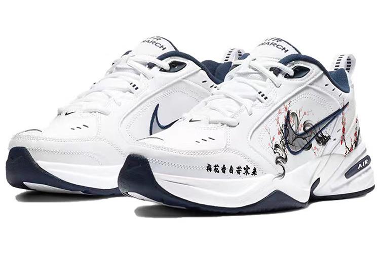 Кроссовки унисекс Nike Air Monarch 4 белые, 36 EU