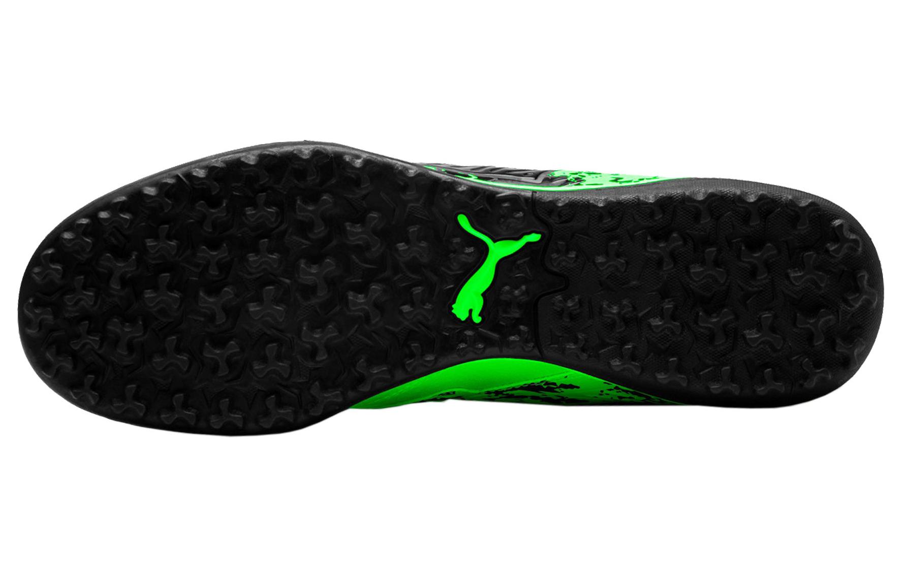 Бутсы унисекс PUMA One 19.3 TF искусственная трава зеленые, 40 EU