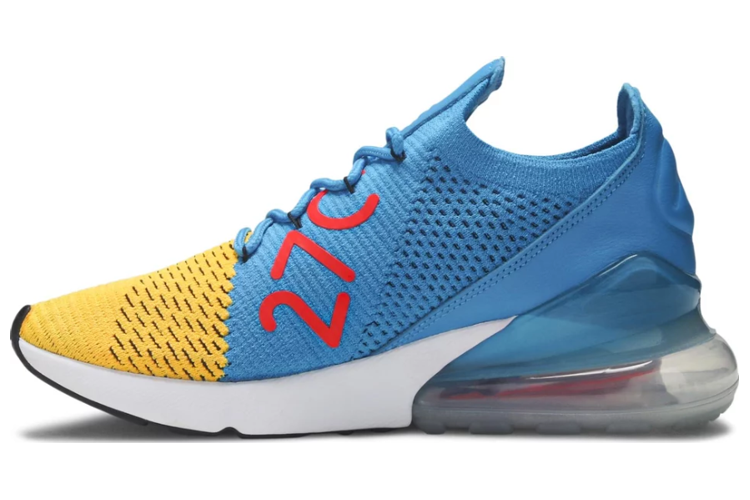 Кроссовки мужские Nike Air Max 270 Flyknit лазурный