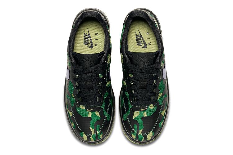 Спортивные кеды женские Nike Air Force 1 Ultraforce SE зеленые-черные, 36.5 EU