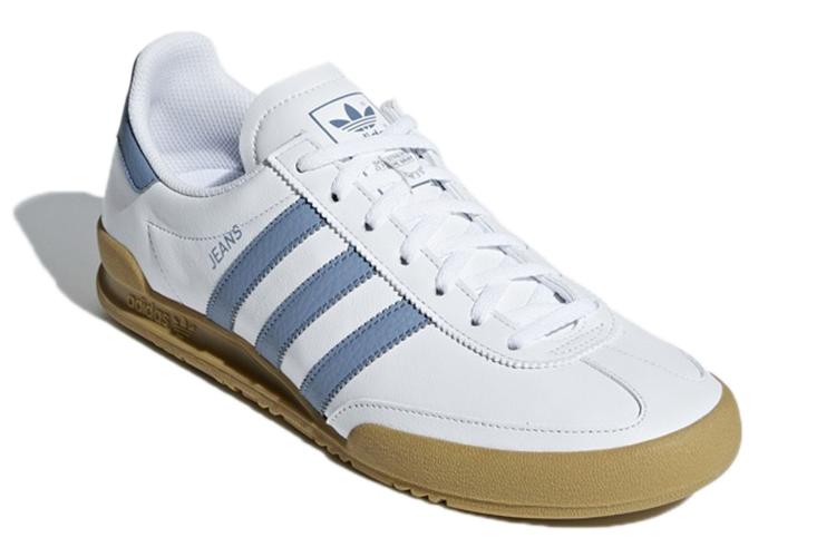 Велотуфли унисекс Adidas Jeans белые, 42 2/3 EU