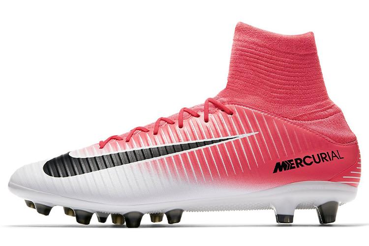 Футбольные бутсы мужские Nike Mercurial Veloce 3 Df pink white, 41 EU