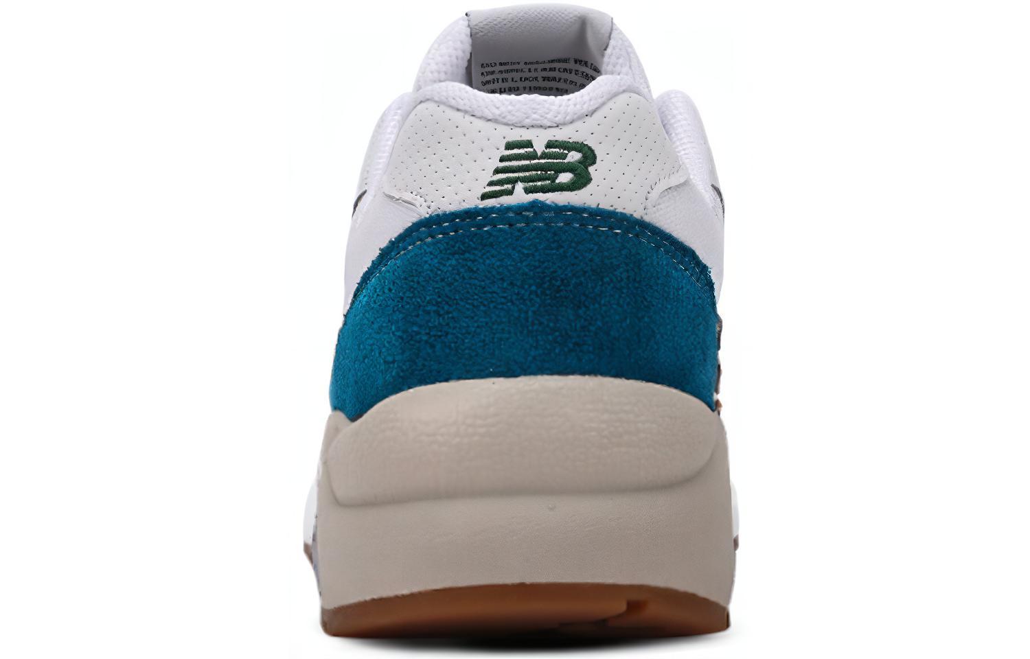 Кроссовки унисекс New Balance 580 D белые, синие, коричневые, 42.5 EU