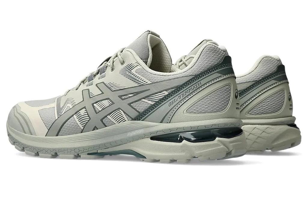 Беговые кроссовки мужские ASICS Gel-Terrain серые бежевые, 42 EU