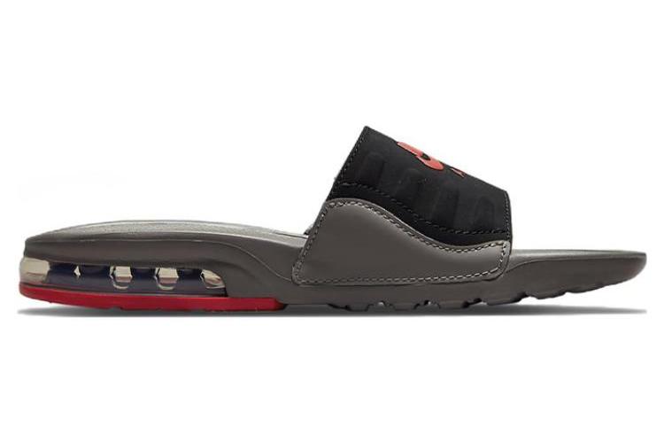 Шлепанцы женские Nike Air Max Camden Slide flat pewter siren red, 38.5 EU