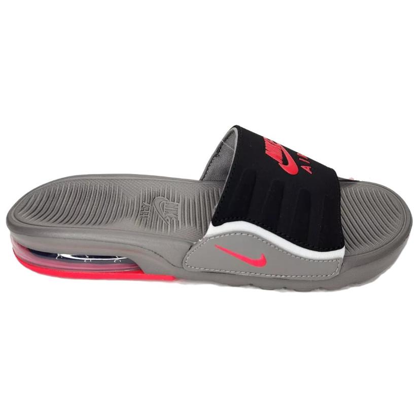 Шлепанцы женские Nike Air Max Camden Slide flat pewter siren red, 38.5 EU