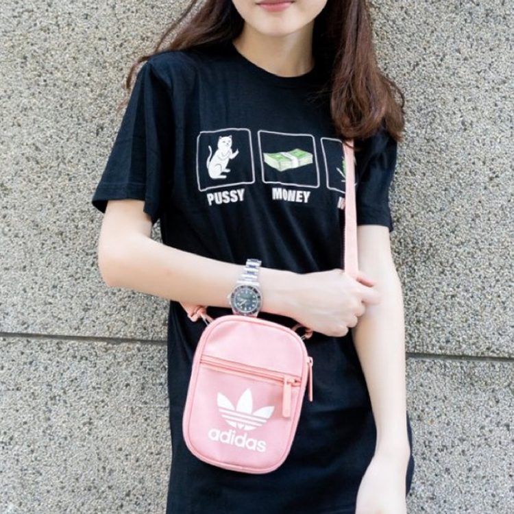 Сумка унисекс Adidas Originals DV2406, pink-white, M EU