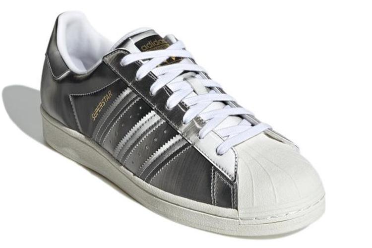 Кроссовки Adidas Originals Superstar серебристые, 42 EU