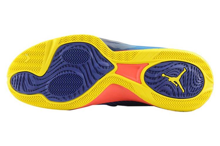 Кроссовки мужские Air Jordan CP3.VIII X DP синие-желтые, 44.5 EU