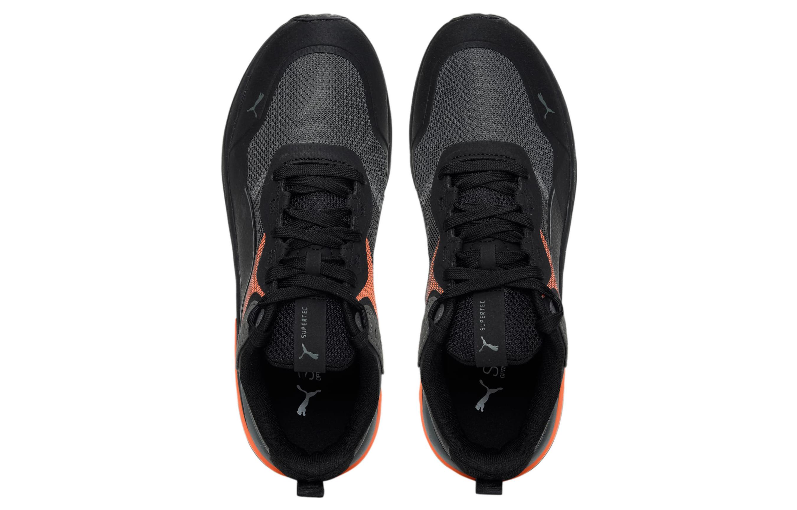 Кроссовки мужские PUMA Supertec черные, оранжевые, 42 EU