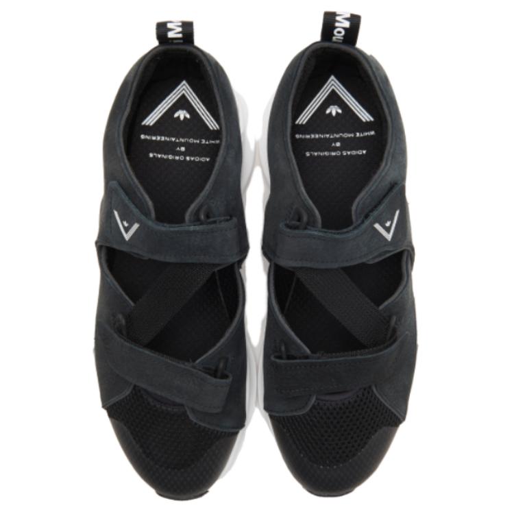 Сандалии унисекс Adidas White Mountaineering X Adv черные, 38 2/3 EU