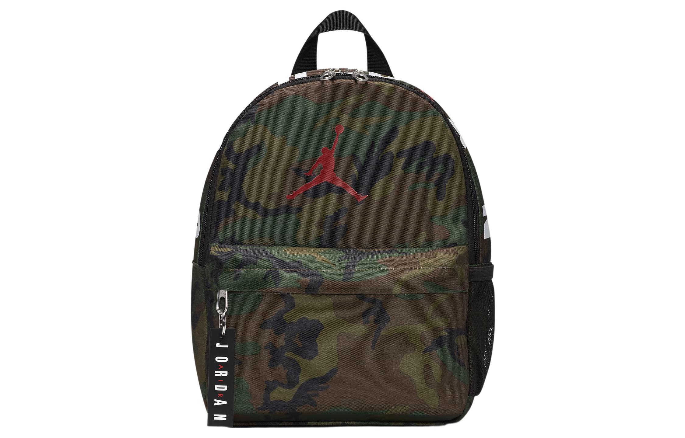 Рюкзак унисекс Jordan Trumpets камуфляжного зелёного цвета