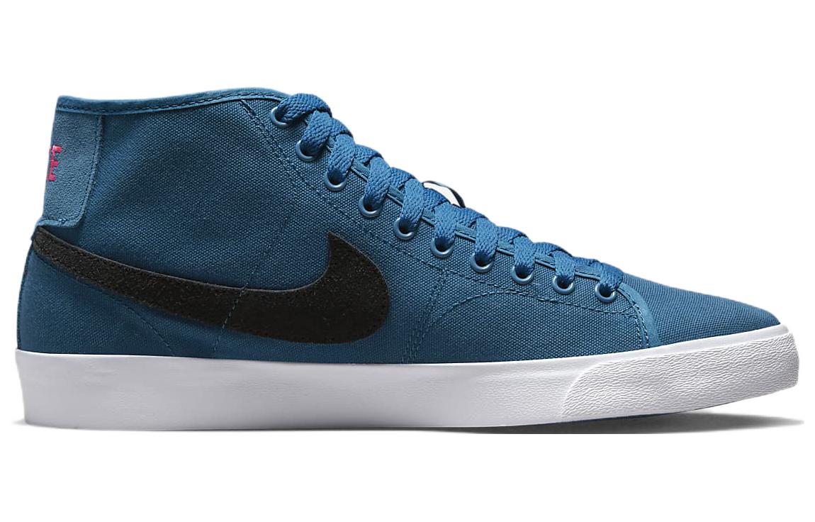 Кеды унисекс Nike Blazer Court Mid Premium, dark marina blue, 42.5 EU